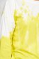 Bluza dama SunShine galbena in degrade din material elastic si fin cu croi larg scurta 4 - StarShinerS.ro
