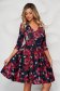 Rochie StarShinerS cu imprimeu floral in clos din material usor elastic 1 - StarShinerS.ro