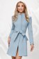 Lightblue overcoat with bow accessories cotton 2 - StarShinerS.com