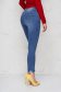 Blue jeans skinny jeans small rupture of material high waisted 2 - StarShinerS.com
