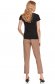 Black t-shirt elastic cotton with graphic details loose fit 3 - StarShinerS.com
