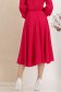 Fusta din voal fuchsia midi in clos cu talie inalta - StarShinerS 3 - StarShinerS.ro