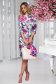 - StarShinerS dress midi pencil from elastic and fine fabric with floral print 3 - StarShinerS.com