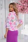 StarShinerS women`s blouse with floral print thin fabric loose fit 2 - StarShinerS.com