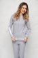 Grey sporty set slightly elastic cotton with tented cut with medium waist with elastic waist 3 - StarShinerS.com