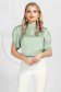 Lightgreen women`s blouse slightly elastic fabric loose fit 3 - StarShinerS.com