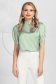 Lightgreen women`s blouse slightly elastic fabric loose fit 1 - StarShinerS.com