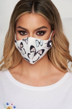 StarShinerS ivory face masks with floral print