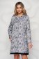 StarShinerS lightblue overcoat with floral print with pockets 1 - StarShinerS.com