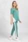 Mint sport 2 pieces voile details from elastic fabric tented short sleeve 2 - StarShinerS.com