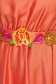 StarShinerS orange dress asymmetrical occasional from satin fabric texture 4 - StarShinerS.com