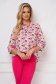StarShinerS lightpink women`s blouse with floral print thin fabric loose fit 1 - StarShinerS.com