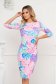 - StarShinerS dress midi pencil from elastic and fine fabric 6 - StarShinerS.com