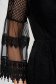 Salopeta tip rochie SunShine neagra din dantela cu decolteu in v 4 - StarShinerS.ro