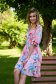 Dress short cut cloche airy fabric short sleeves 1 - StarShinerS.com
