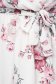 Dress with floral print cloche folded up with v-neckline 4 - StarShinerS.com