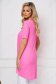 - StarShinerS pink women`s blouse thin fabric asymmetrical loose fit 4 - StarShinerS.com
