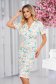 Rochie din material elastic si fin scurta tip creion cu decolteu in v - StarShinerS 1 - StarShinerS.ro