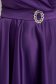Purple cloche wrap over front dress midi elegant 3 - StarShinerS.com