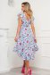 StarShinerS dress elegant midi cloche with ruffle details from soft fabric 2 - StarShinerS.com