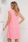 - StarShinerS coral dress thin fabric loose fit with cut back 2 - StarShinerS.com