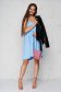 Lightblue dress thin fabric loose fit with rounded cleavage 3 - StarShinerS.com