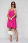 Pink dress thin fabric loose fit with rounded cleavage 4 - StarShinerS.com