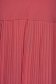Pink top shirt loose fit pleated from veil fabric with straps 4 - StarShinerS.com