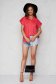Coral women`s shirt basic loose fit short sleeve 3 - StarShinerS.com