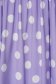 Rochie lila cu buline din material elastic cu croi larg si elastic la nivelul decolteului 3 - StarShinerS.ro