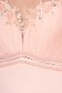 Rochie roz lunga de ocazie in clos fara maneci cu broderie florala si pietre strass 4 - StarShinerS.ro