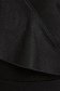 - StarShinerS black dress midi pencil from elastic fabric frilly trim around cleavage line 5 - StarShinerS.com