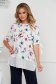 Women`s blouse voile details from elastic and fine fabric loose fit 1 - StarShinerS.com