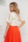 Women`s blouse elegant loose fit airy fabric short sleeves 2 - StarShinerS.com