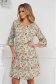 Dress short cut straight airy fabric with ruffles at the buttom of the dress 1 - StarShinerS.com