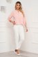 Lightpink women`s blouse loose fit a front pocket georgette 3 - StarShinerS.com