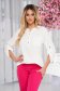 Ivory women`s blouse loose fit a front pocket georgette 1 - StarShinerS.com
