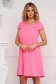 - StarShinerS pink dress thin fabric loose fit with cut back 1 - StarShinerS.com