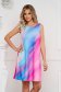 - StarShinerS dress crepe with easy cut with graphic details 1 - StarShinerS.com