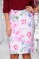 Fusta din stofa usor elastica midi tip creion cu imprimeu floral digital - StarShinerS 2 - StarShinerS.ro