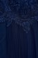 Darkblue dress short cut occasional cloche from veil fabric with push-up cups with embroidery details 4 - StarShinerS.com