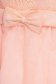 Lightpink dress short cut occasional from tulle with lace details with bow 4 - StarShinerS.com