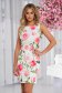 Rochie din material subtire scurta tip creion cu imprimeu floral - StarShinerS 1 - StarShinerS.ro