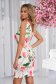 Rochie din material subtire scurta tip creion cu imprimeu floral - StarShinerS 2 - StarShinerS.ro