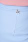 Lightblue high waisted skirt pencil midi elastic cloth - StarShinerS 6 - StarShinerS.com