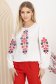 Bluza za dame od pamuka s širokim krojem i vezeninom - SunShine 1 - StarShinerS.hr