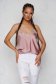Top din satin roz prafuit cu croi larg si aplicatii de dantela - SunShine 1 - StarShinerS.ro