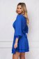 Rochie din voal albastra scurta in clos cu maneci bufante - Artista 2 - StarShinerS.ro