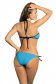 Lightblue swimsuit 2 pieces with push-up cups normal bikinis metallic details 3 - StarShinerS.com