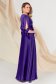 Purple dress from veil fabric cloche with elastic waist wrap around 2 - StarShinerS.com